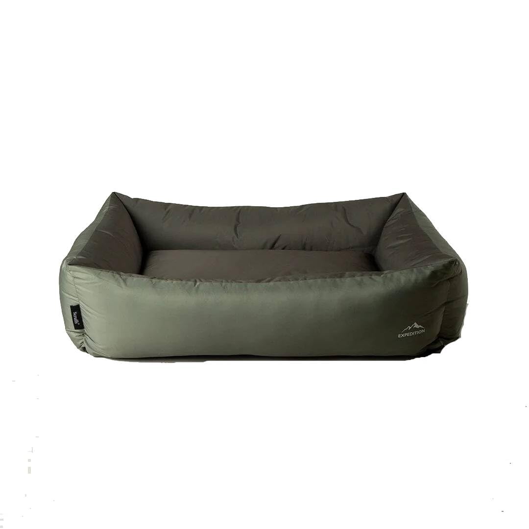 Scruffs Expedition Box Bed Large Khaki Green