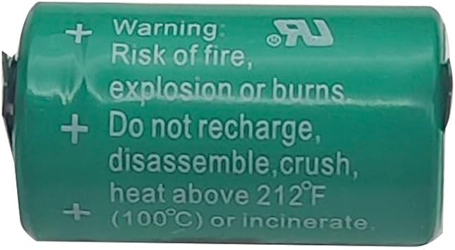 (1-Pack CR1/2AA 3V 950mAh Non-Rechargeable Lithium Battery