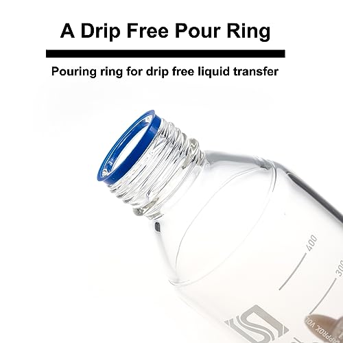 Alwsci AL0002024 500 Ml Graduated Glass Round Media Storage Bottle thumb #2