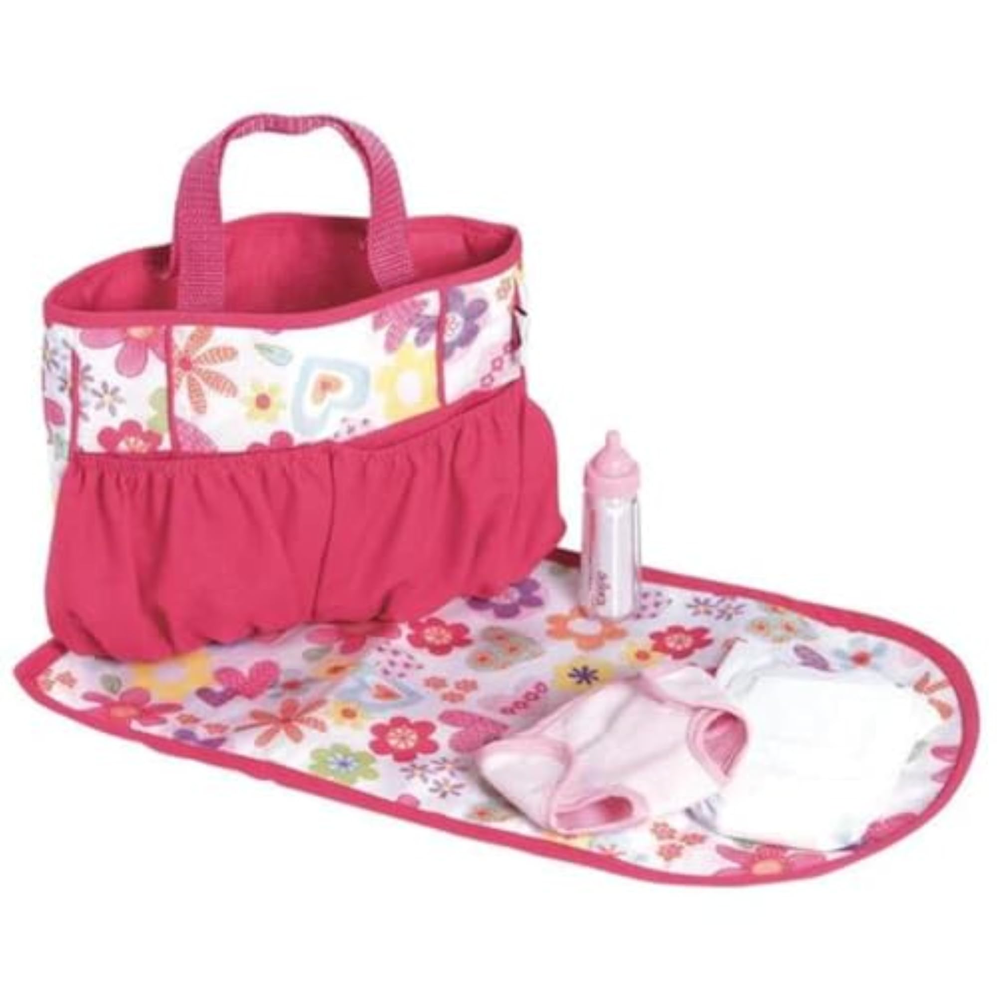 Baby Doll Diaper Bag Accessories with 5-Piece Changing Set