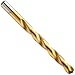 Chicago Latrobe 2550 Cobalt Steel Jobber Length Drill Bit, TiN Coated, Round Shank, 135 Degree Split Point, Size #30 (Pack Of 12)