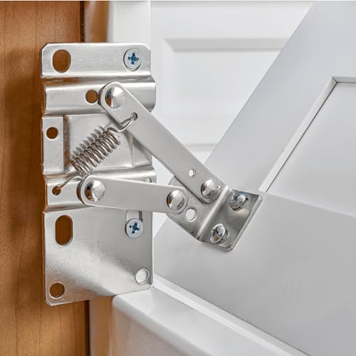 Image of Rev-A-Shelf 16 inch Tip Out Tray with Soft Close for Sink Base Cabinets, Storage Organizer for Kitchen, Laundry Room, or Vanity Cabinets, 6581-16SS-SC-1