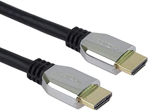 PremiumCord 8K Ultra High Speed HDMI 2.1 Kabel M/M, 48Gbps z Ethernetem, Kompatybilny z Wideo 8K@60Hz, Deep Color, 3D, eARC, HDR, 3x Ekranowany, Pozłacane Złącza, Czarny, 0,5m