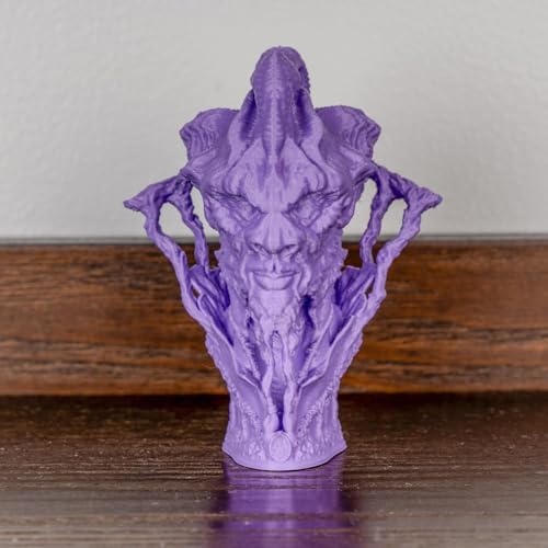 Image of Polymaker Panchroma Satin PLA Filament 1.75mm for 3D Printing, 1kg, Purple | Neatly Wound, Semi-Matte PLA, Easy Print & Smooth Feeding, Compatible with Bambu Lab & Most 3D Printers