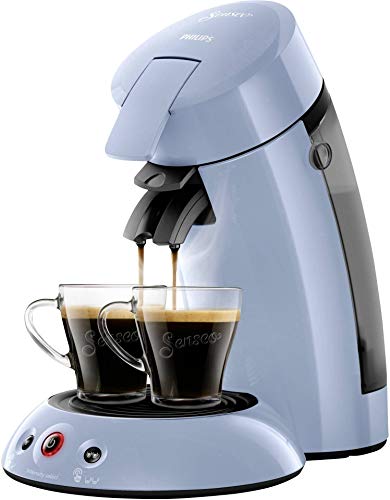Philips Senseo HD6554/70 Macchina da caffè a cialde, sistema Crema Plus, intensità del caffè regolabile, 0,7 l, 1450 W, colore blu nebbia