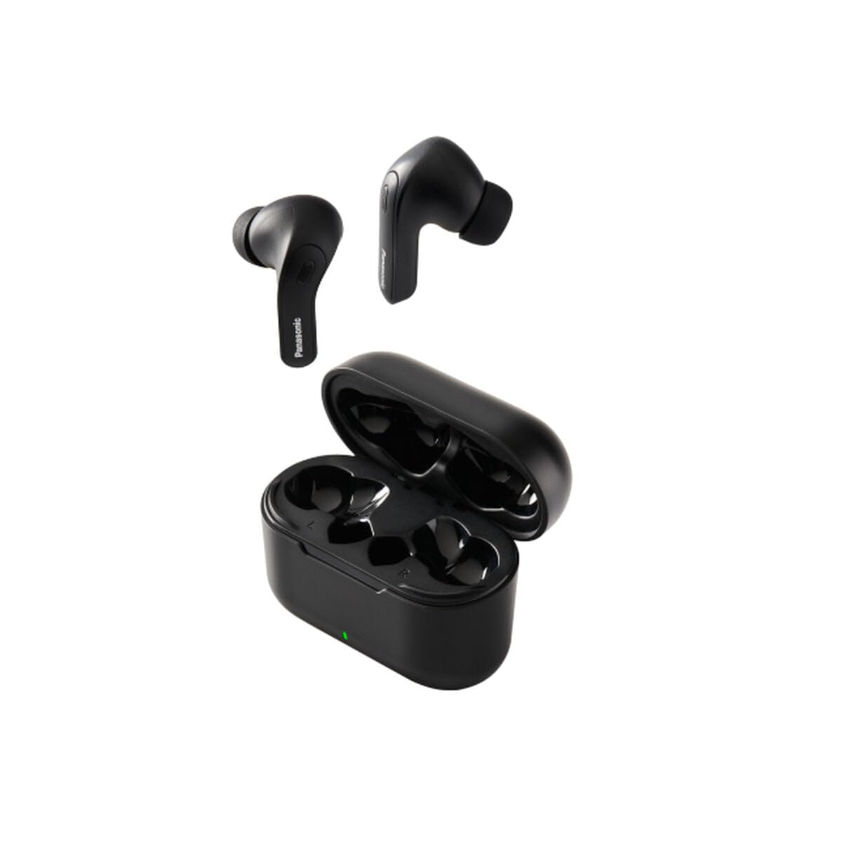 Panasonic RZ-B310WDE-K Auriculares Inalámbricos con Cancelación De Ruido, 5.3 Bluetooth, Intraurales, Micrófono Integrado, XBS, hasta 16 Horas De Tiempo De Reproducción con Estuche De Carga, Negro