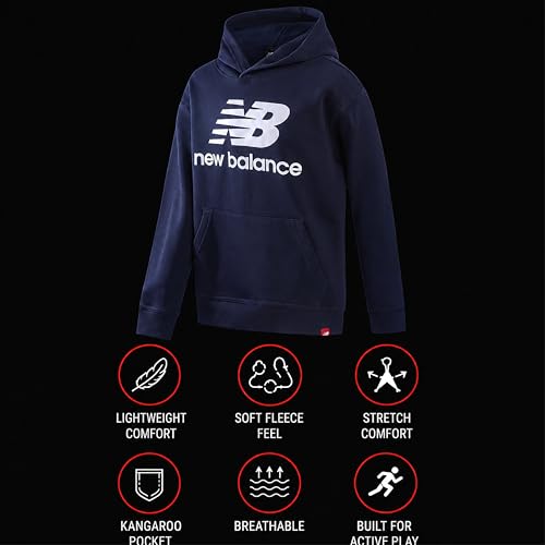 New Balance Boys Soft Fleece Pullover Hoodie with Pocket, Athletic 8-20 - image 5