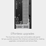 Dell Slim Desktop ECS1250 - Intel Core i3 14100 Processor, 8GB DDR5 RAM, 512GB SSD, WiFi 6, Intel UHD Graphics 730, Windows 11 Home, Onsite Service - Black - Image 3