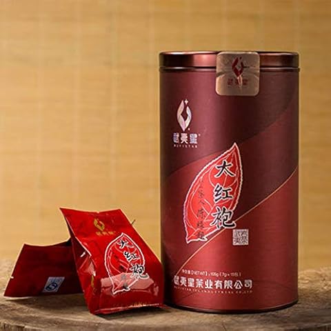 Super Grade Big Red RobeDa Hong Pao Oolong Tea 105g Gift Tin Cover