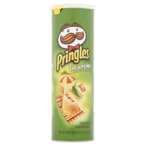 Image of Pringles Potato Crisps, Jalapeno - 158g (5.5oz)