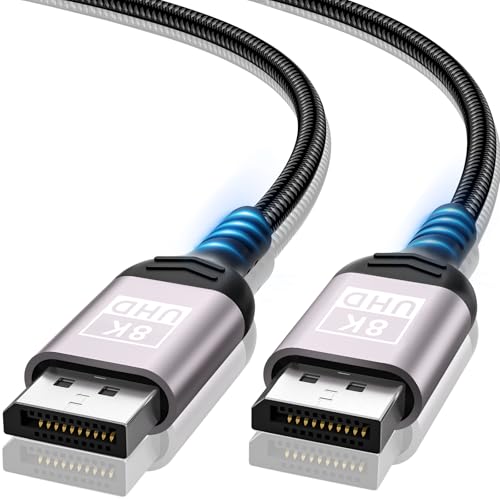Cavo DisplayPort 1.4 3M in Treccia di Nylon