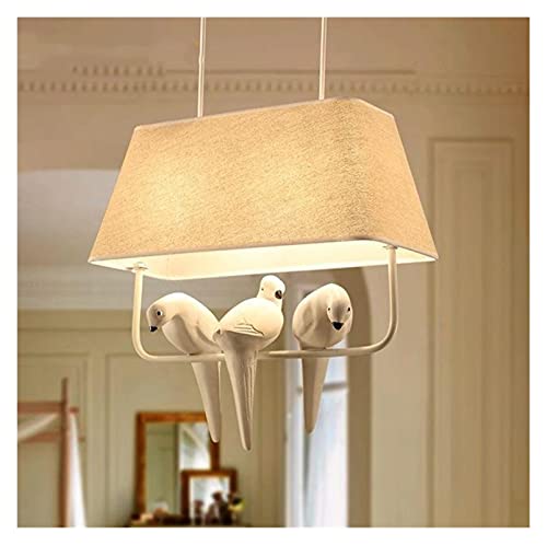 Lustre LED oiseau d'art en tissu haute qualité pour décoration d'hôtel et restaurant