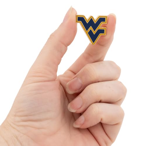 Image of Desert Cactus West Virginia Mountaineers Magnetic Metal Lapel Pin (B) | Officially Licensed WVU West Virginia University Enamel Finish Lapel Pin Formal Wear Bag and Hat Jewelry Tie Track Brooch Pin