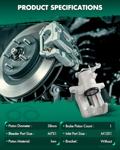 Image of SCITOO - Rear Right Brake Caliper Assembly For Audi,For Volkswagen