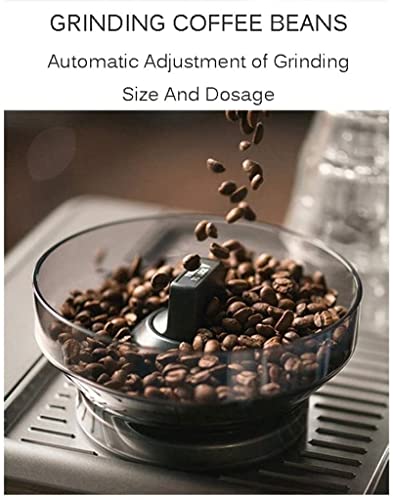 Máquina de café Espresso Italiano de Bombeo semiautomático con Molinillo y Varita de Vapor Máquina de café de 1700 W… - Imagen 5