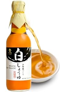 YAMASAN KYOTO UJI Weiße Sojasauce, natürlich und traditionell gebraut, handwerklich hergestellt, aus einer japanischen Kleinbrauerei mit 100-jähriger Geschichte (360 ml)