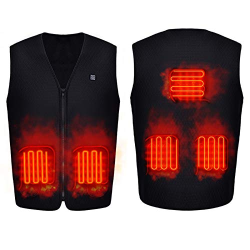 upstartech Gilet chauffant électrique chaud pour femme et homme, s, S M L XL