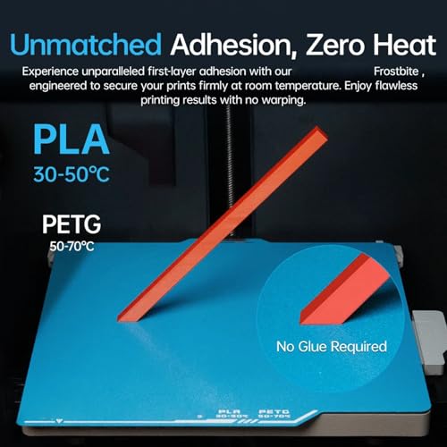 Accessoires d'imprimante 3D plaque acier ressort texturée P1P