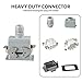 Heavy Duty Connectors HE Series Industrial Connector 4Pin Side Out Waterproof Connectors 4-48Pin 500V(Top Out Type,48Pin)