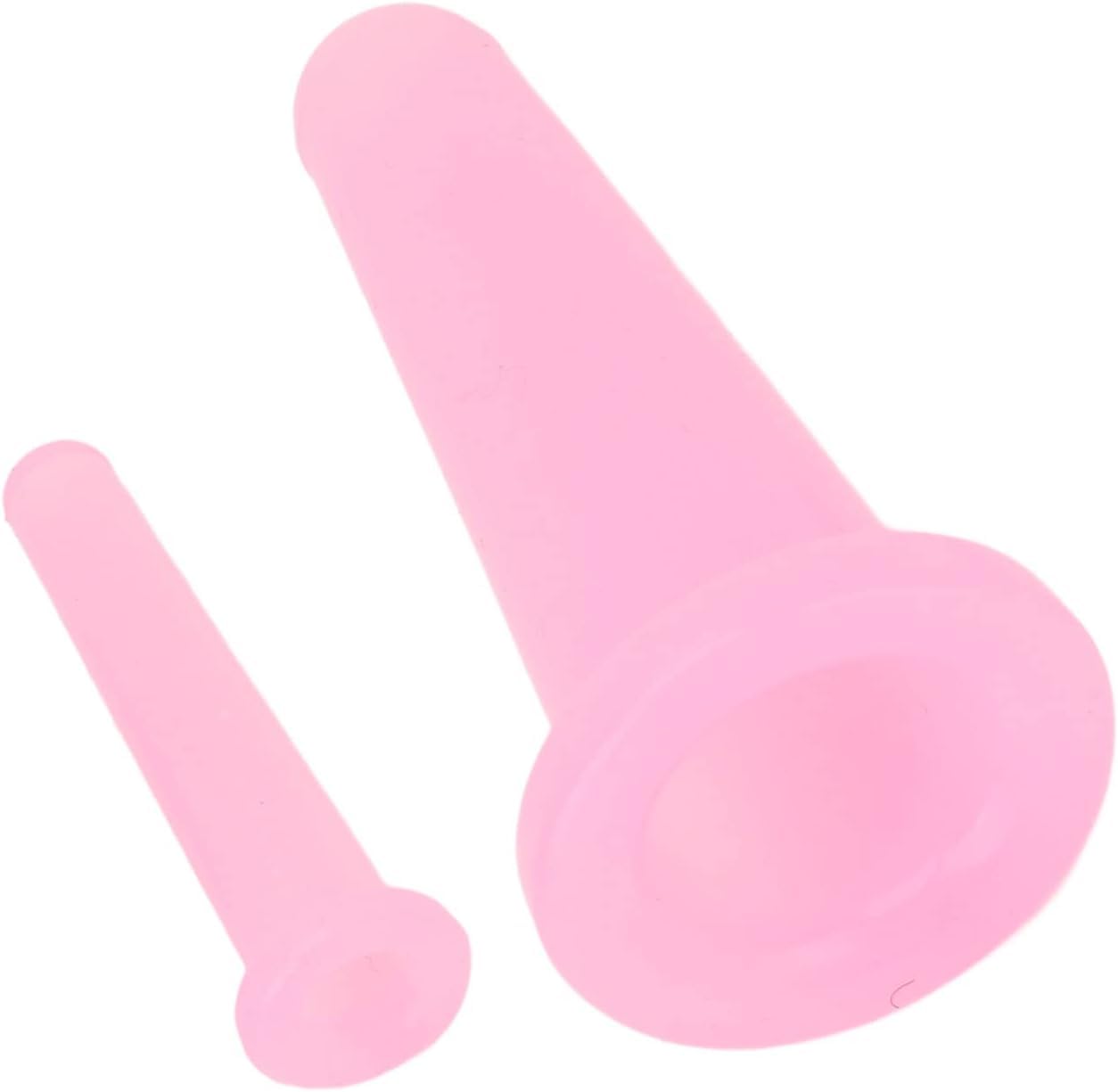 2 Pcs Pink Cupping Set,Mini Silicone Face Cupping Set Vacuum Suction Massage Cups Anti Cup Facial Cupping Set for Adults,Body and Face,Anti Wrinkle,Promotes Sleep Health Care Health Household — view 7