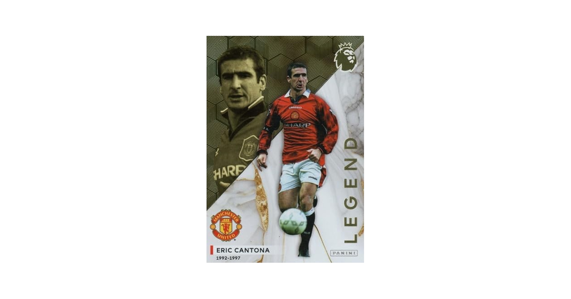 Eric Cantona 10枚限定 Gold 激レア　カード　サッカー 2022-23 Topps Match Attax Legend Foil Eric Cantona