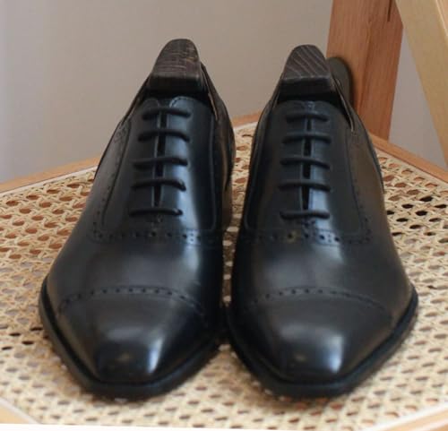 Santimon Mens Oxfords Shoes Dress Formal Genunie Leather Pointed Toe Oxford Fashion Business Casual Derby Modern Prom Wedding Suit Shoes Tuxedo Shoes for Men2