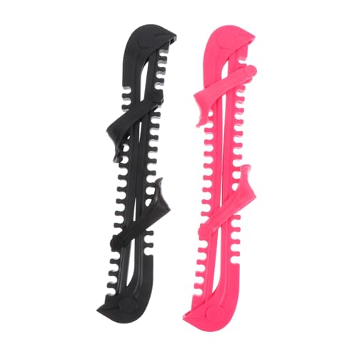 GOOHOCHY 2 Pairs Ice Skate Blade Covers Durable Protective Covers for Skating Blades for Hockey and Figure Skates Convenient and Easy to Use