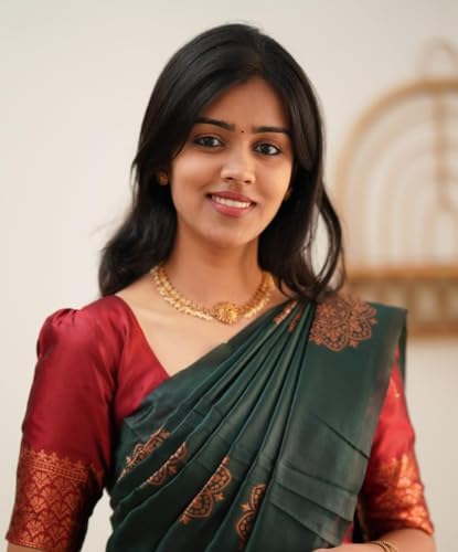 Image of Avantika Fashion Women's Kanjivaram Soft Silk Banarasi Sarees With Blouse Piece For Women