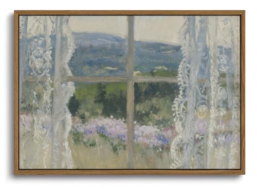 KISSFOX Framed Wall Art Vintage Wall Decor Landscape Pictures Summer