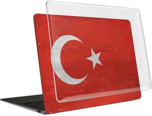 Skinit Case + Skin Compatible with MacBook Air 13in M1 (2021) Originally Designed Turkish Flag Distressed Design