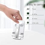 [2 Pack] Desktop Cell Phone Holder, TIQUS Foldable Smart Phone Stand Mobile Phone Mount for Desk Compatible with All Cellphones (White 2 Pack)