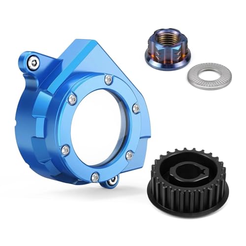 Sprocket Chain Cover de Aluminio Azul para Modificaciones de Surron