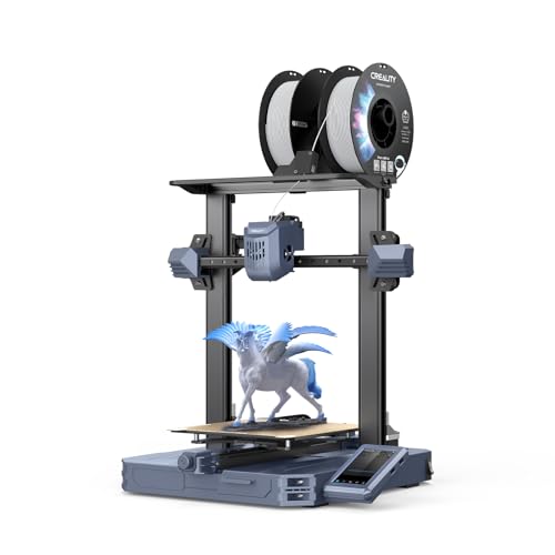 Creality CR-10 SE Imprimante 3D, 600mm/s Rapide & 300Â°C Haute TempÃ©rature Impression, Imprimantes 3D FDM avec CR Touch Nivellement Auto & Sprite Extrudeuse, Taille d'impression 220x220x265mm