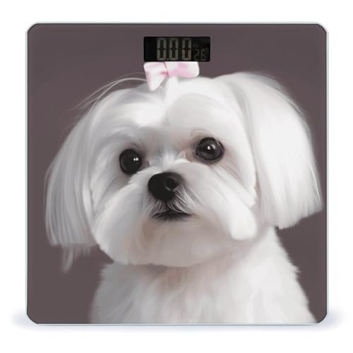 Báscula digital corporal LZQPOEAS con pantalla LCD grande miniatura 1