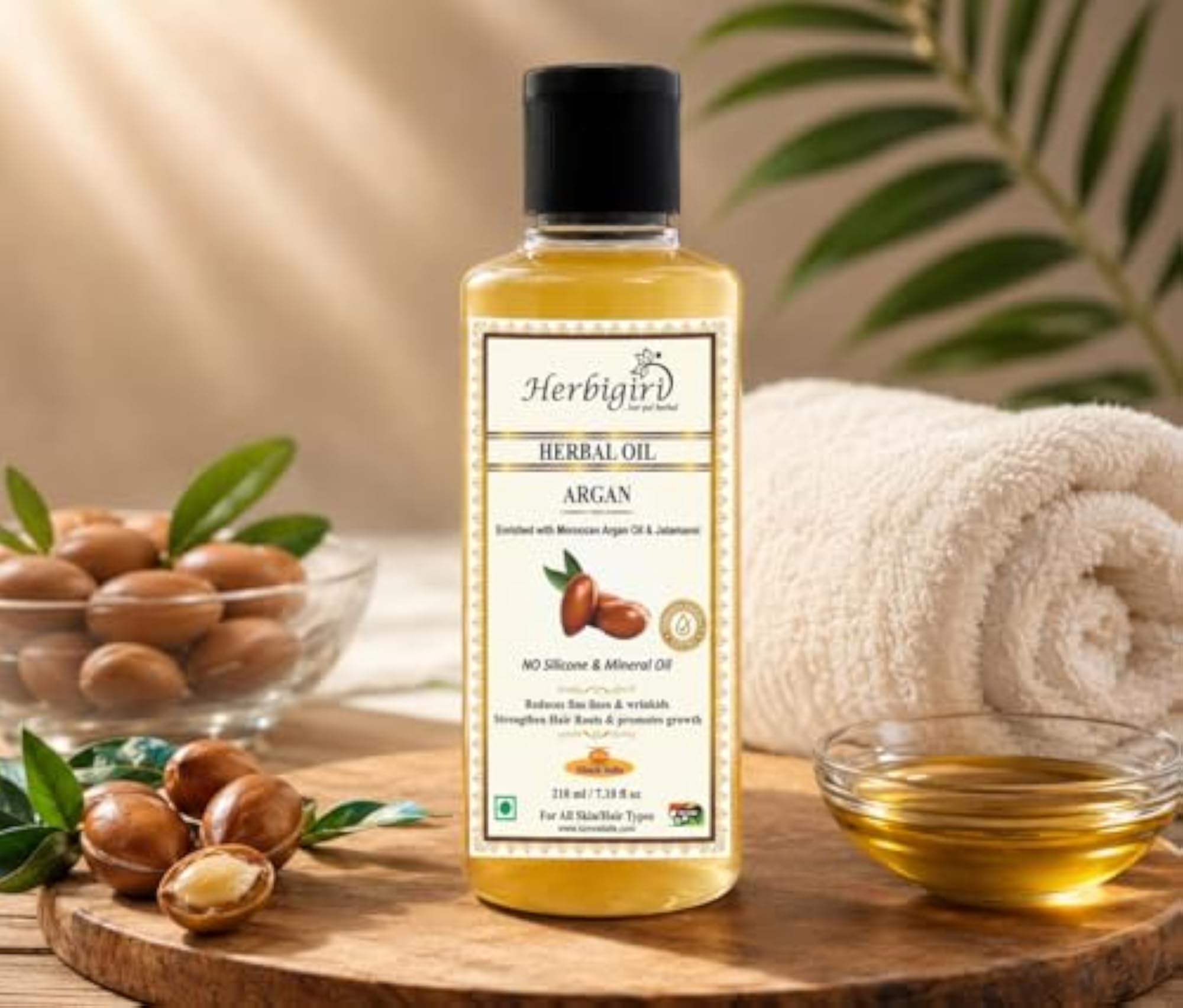 Herbigiri Herbal Argan Hair Oil, Pack-Of-1