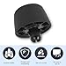 waswale 2 PCS Car Hood Front Stopper, Hood Stop Support Bumper Rubber Pier, Replaces OEM Part Number 55395650AD Repair Modification Accessories, Compatible with Jeep Wrangler JK 2007-2017 (Black)