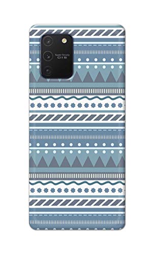 Image of Printed Hard Back Cover Case for Samsung Galaxy Note 10 Lite | Samsung A81 Back Cover (Seamless Geometric Tribal Pattern) -1803