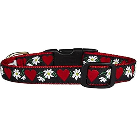 Collar Up Country Hearts and Flowers Wide, XL de calidad Cover