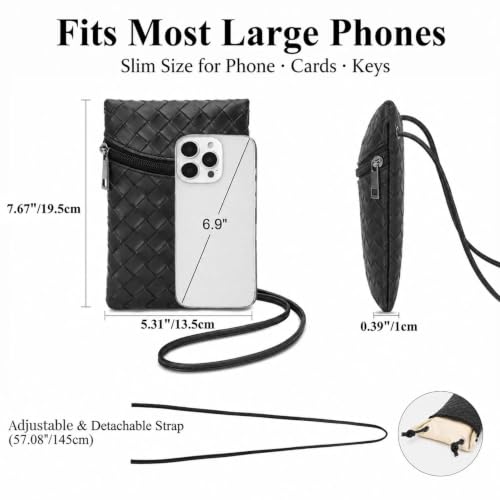 Image of Small Crossbody Women Cell Phone Purse Wallet Bag With Shoulder Strap