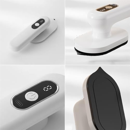 Portable Cordless Mini Iron - USB Rechargeable, Handheld Travel Electric Iron for Dry & Wet Ironing, 40 Minutes Use Time, Perfect for Home & Travel