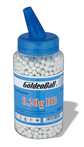 Outletdelocio Bolas para Pistola de Aire comprimido Airsoft (6 mm, 2000 Unidades, 0,20 gr)
