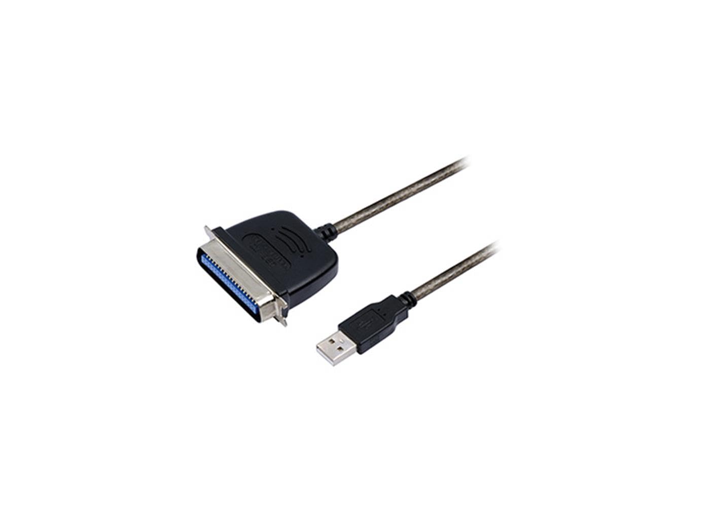 S-link Swapp SW-U614 Siyah USB to Parallel (CN36M) Kablo