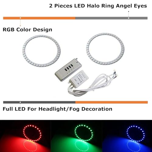 Kit de iluminación LED RGB para halo delantero Scion tC 2014-2016 miniatura 2