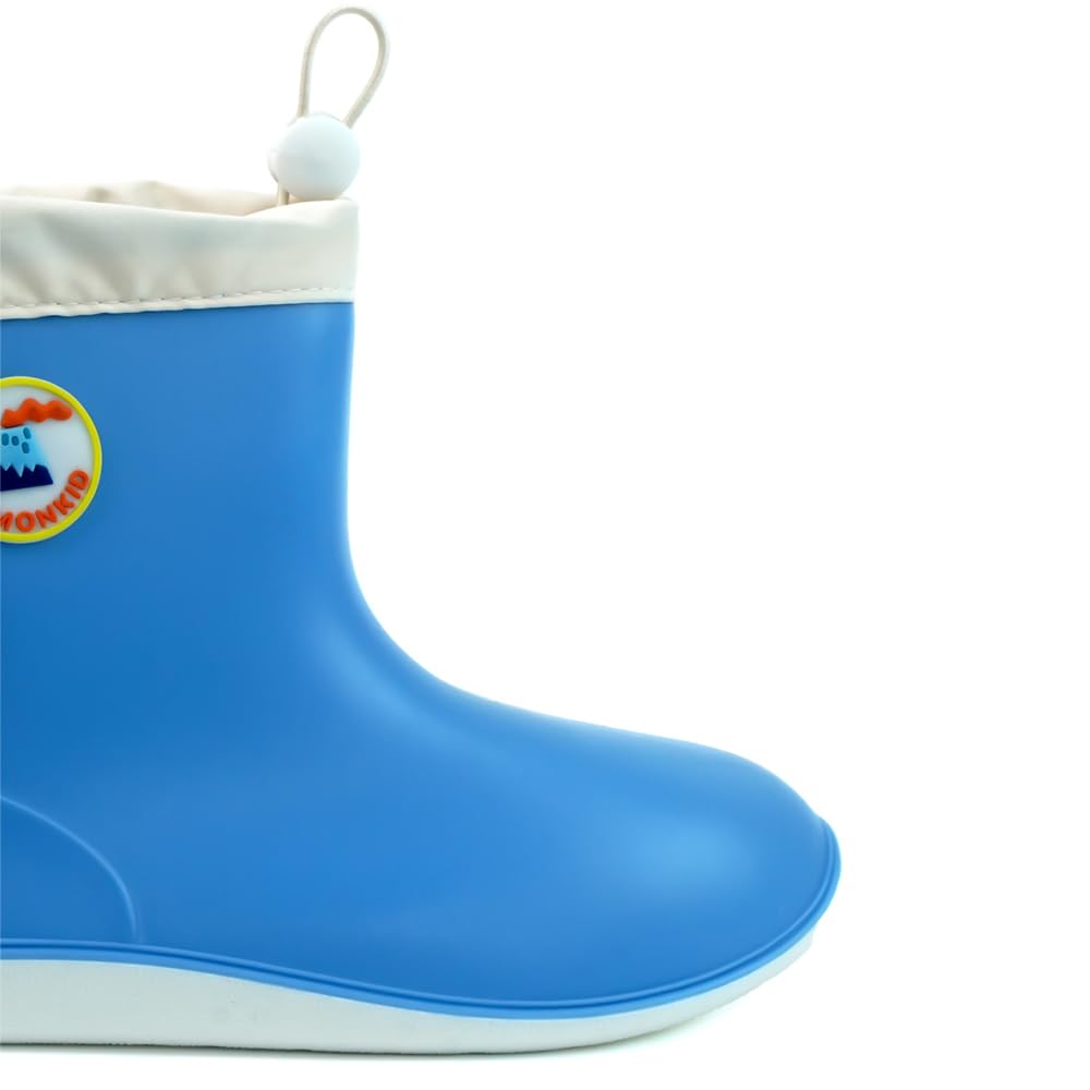 Little Surprise Box Blue & White Band Rubber Rain Gumboots for kids-29EU - Image 7 thumbnail