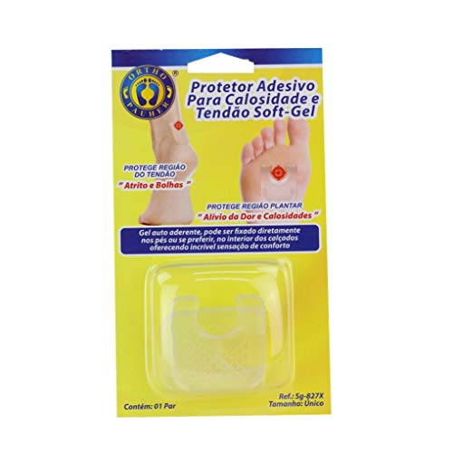 Protetor Adesivo para Calosidade Tendão Soft-Gel, Ortho Pauher, Translucido, Único