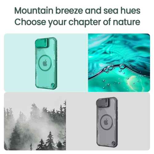 Image of Nillkin Case for Apple iPhone 16E / 17E (6.1 inch Inch) Iceblade Prop Case with Mag Safe Magnetic Features Corner Air Bags + Aluminium Camera Protect Stand Scratch & dust Proof Black