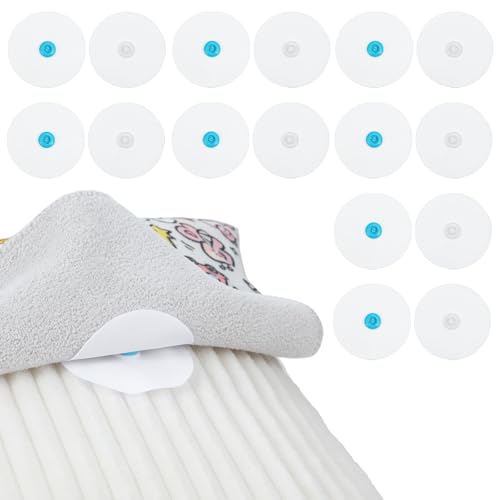 Elegaperma 8 Pairs Duvet Snaps Iron On Snaps for Duvet Covers White No-Sew Duvets Holders for Corners Duvets Snap to Hold Comforter for Secure Comforter and Duvet-Cover