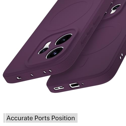 Image of Pikkme Back Cover for Oppo Reno 15 5G Soft Matte Silicone Mag-Safe Design (Mag-Safe Not Support) Camera Protection | Slim Fit Bumper Cover (Purple)