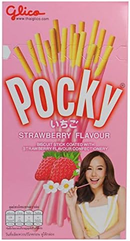 Glico Pocky Strawberry Biscuit Sticks 47 g