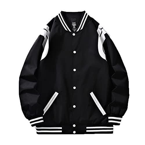 Veste bomber homme style vintage noir XL vêtement streetwear